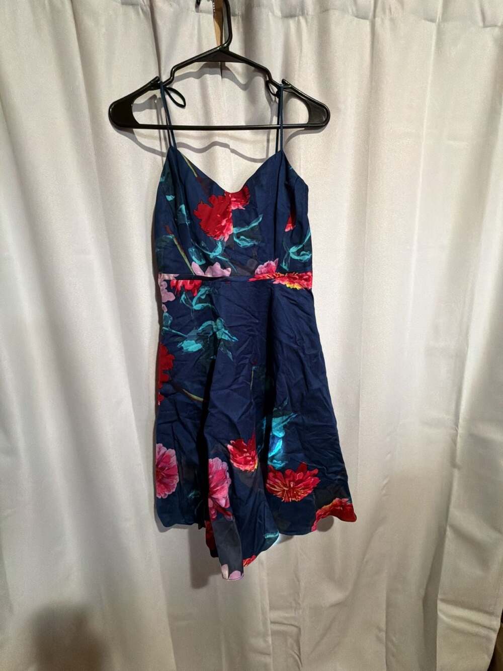 Banana Republic Petite Blue Floral Print Sleeveless Dress Size 2P